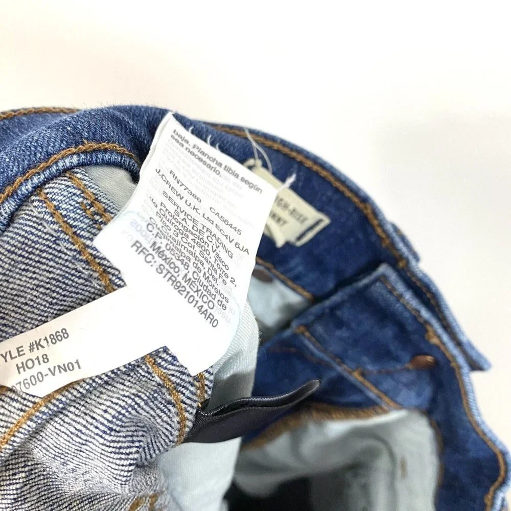 Madewell Women's 9-Inch High-Rise Skinny Ripped & Repaired York Denim Jeans 27 - Picture 11 of 11